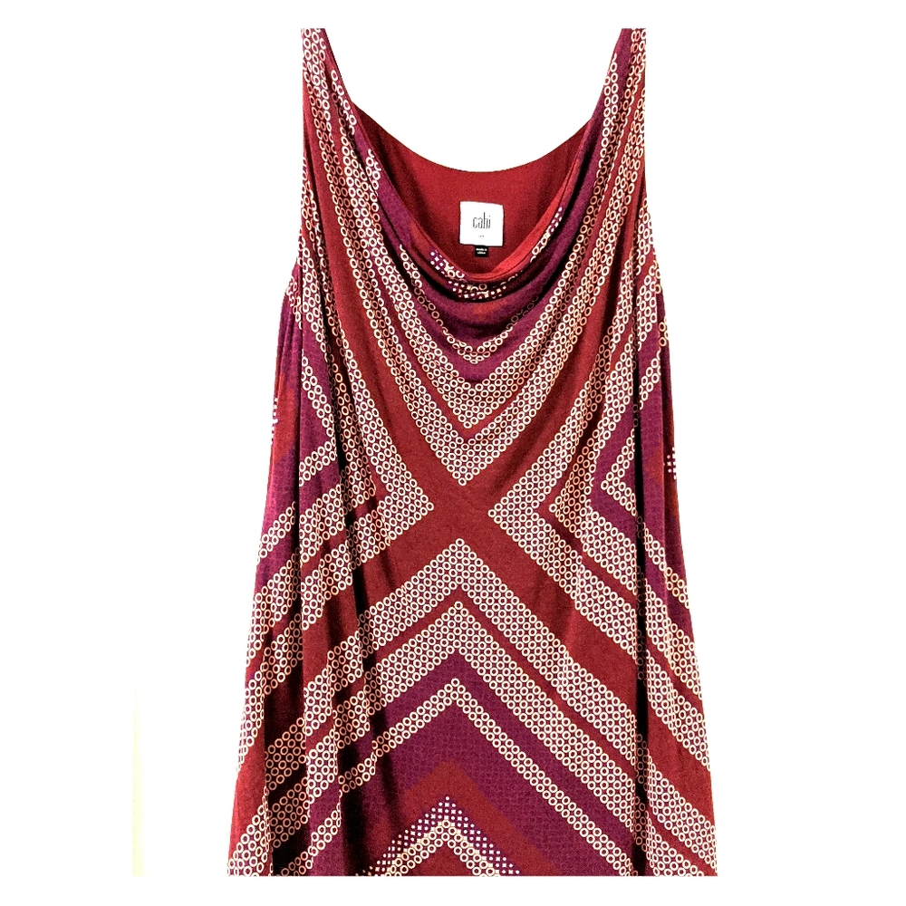Cabi drape front tunic tank